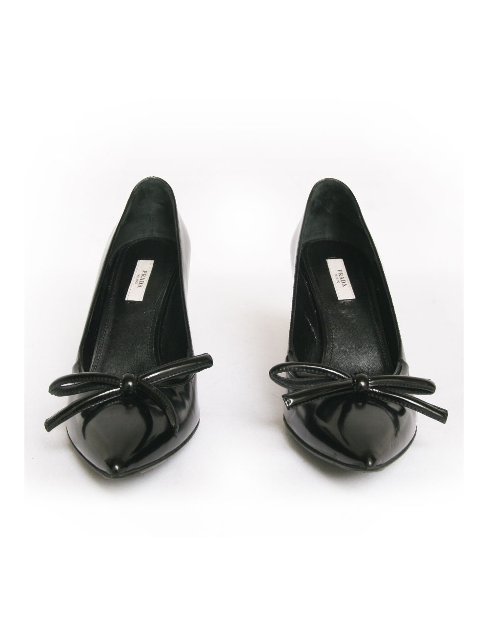 Escarpins PRADA t 39.5 cuir verni mat