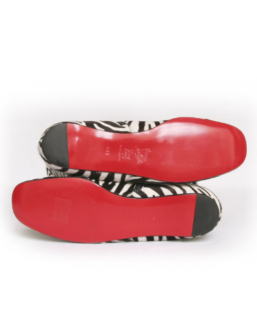 Bottes VALENTINO T 4.5 façon zebre