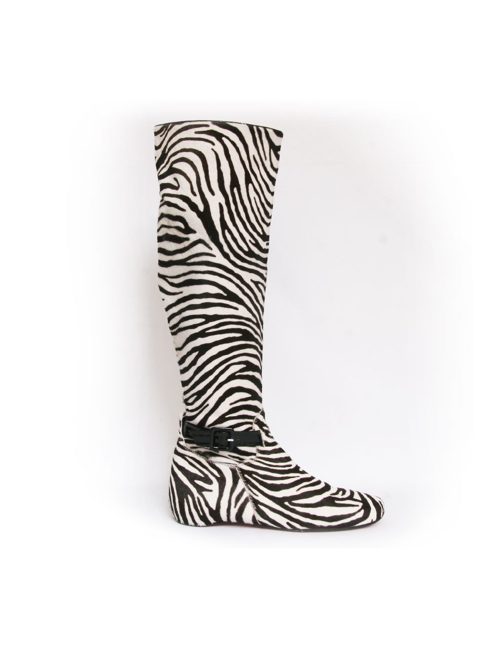 Bottes CHRISTIAN LOUBOUTIN T 40.5 façon zebre