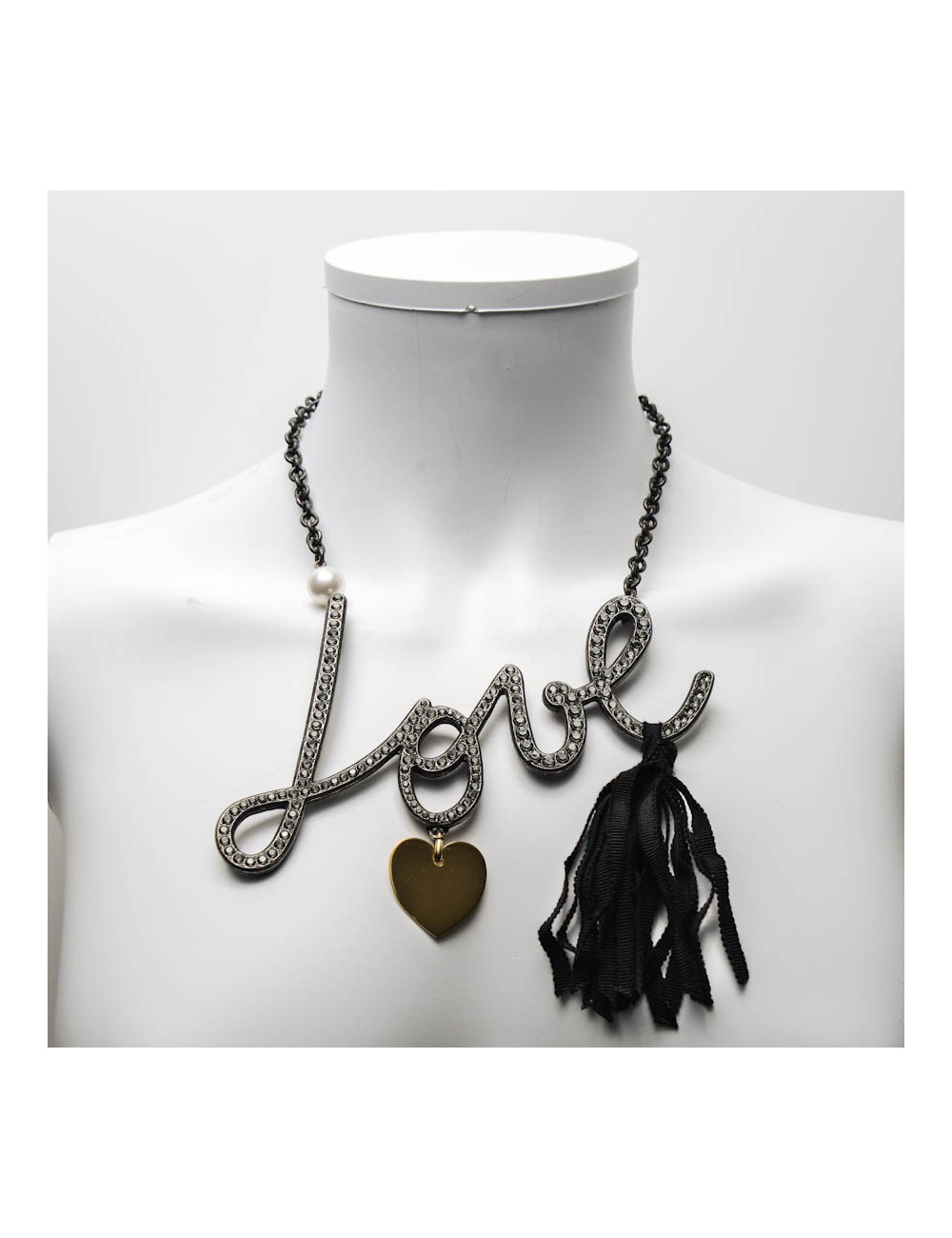 Collier "Love" LANVIN  strass
