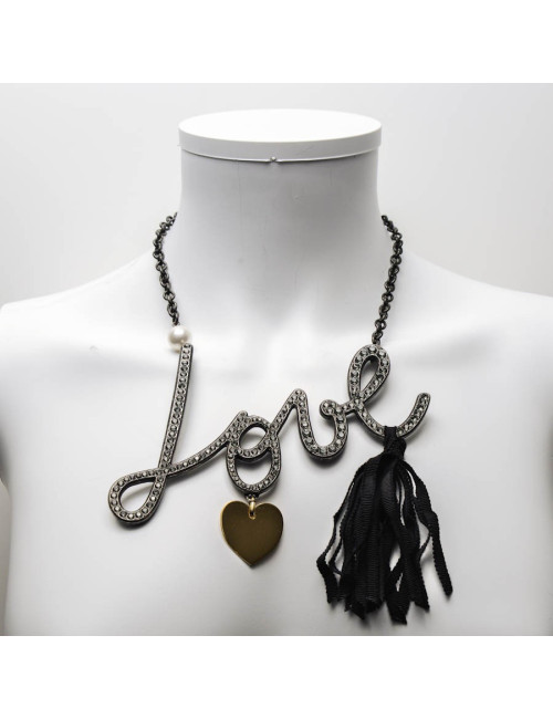 Collier "Love" LANVIN  strass