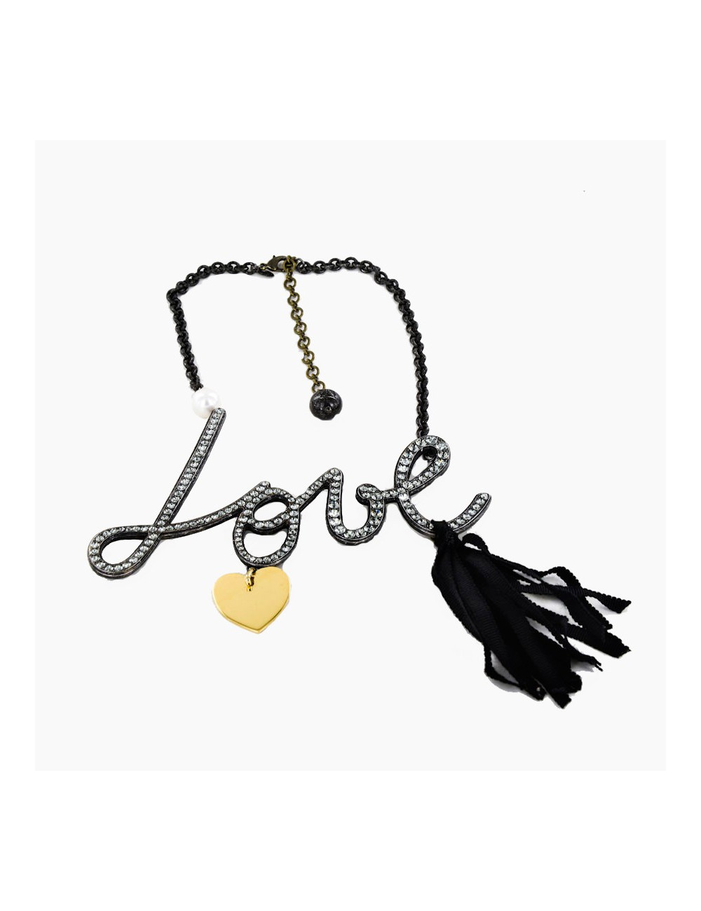 Collier "Love" LANVIN  strass
