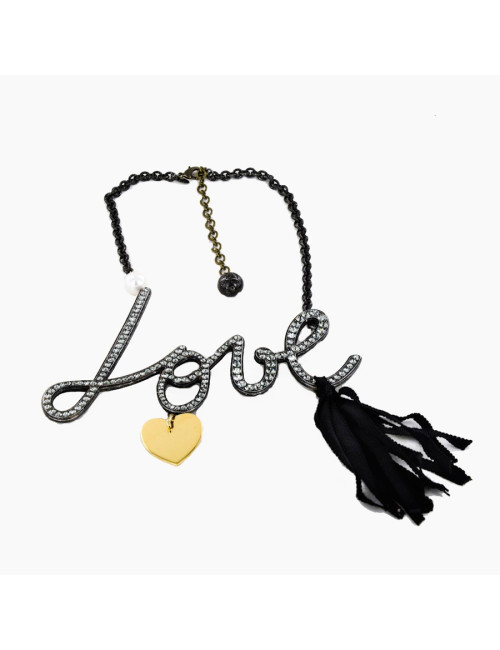 Collier "Love" LANVIN  strass