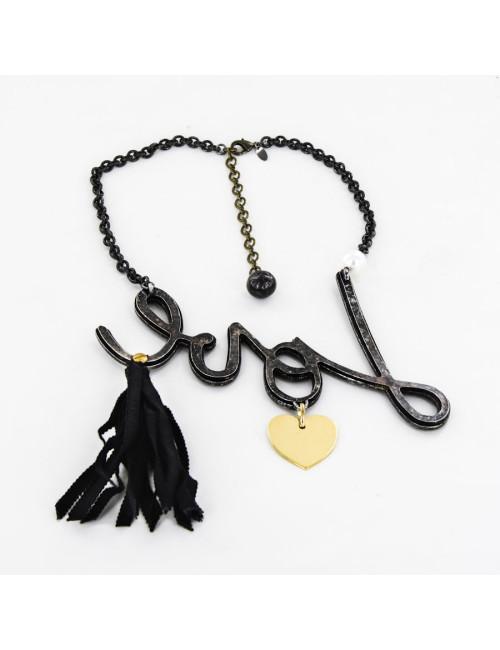 Collier "Love" LANVIN  strass