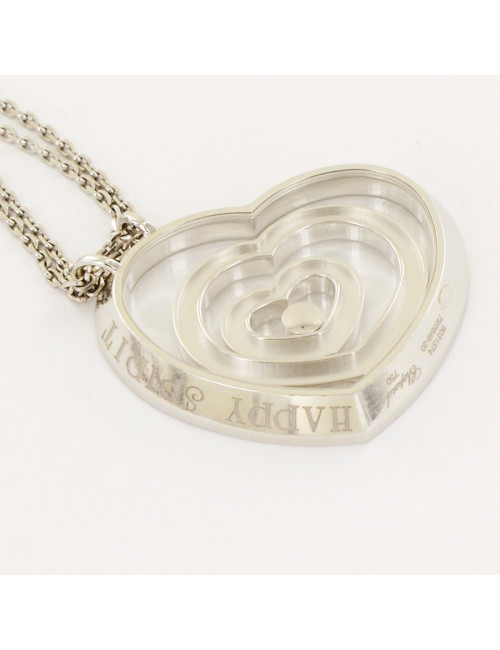 Collier "Happy Spirit" CHOPARD or blanc et diamant
