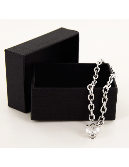 Bracelet "Happy Spirit" CHOPARD or blanc et diamant