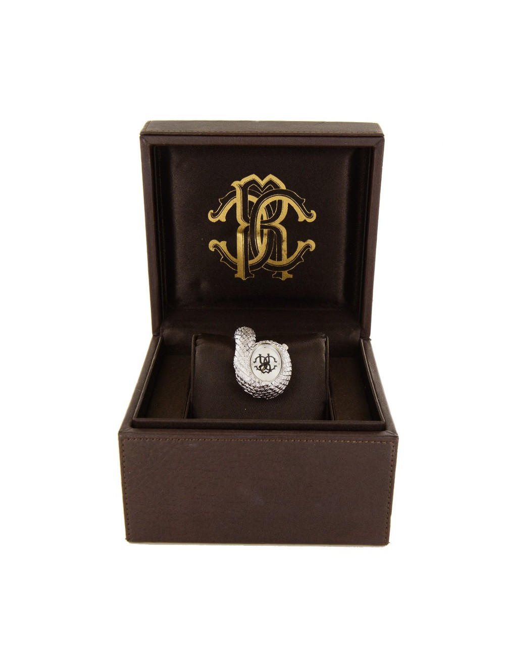 Montre Roberto Cavalli acier serpent