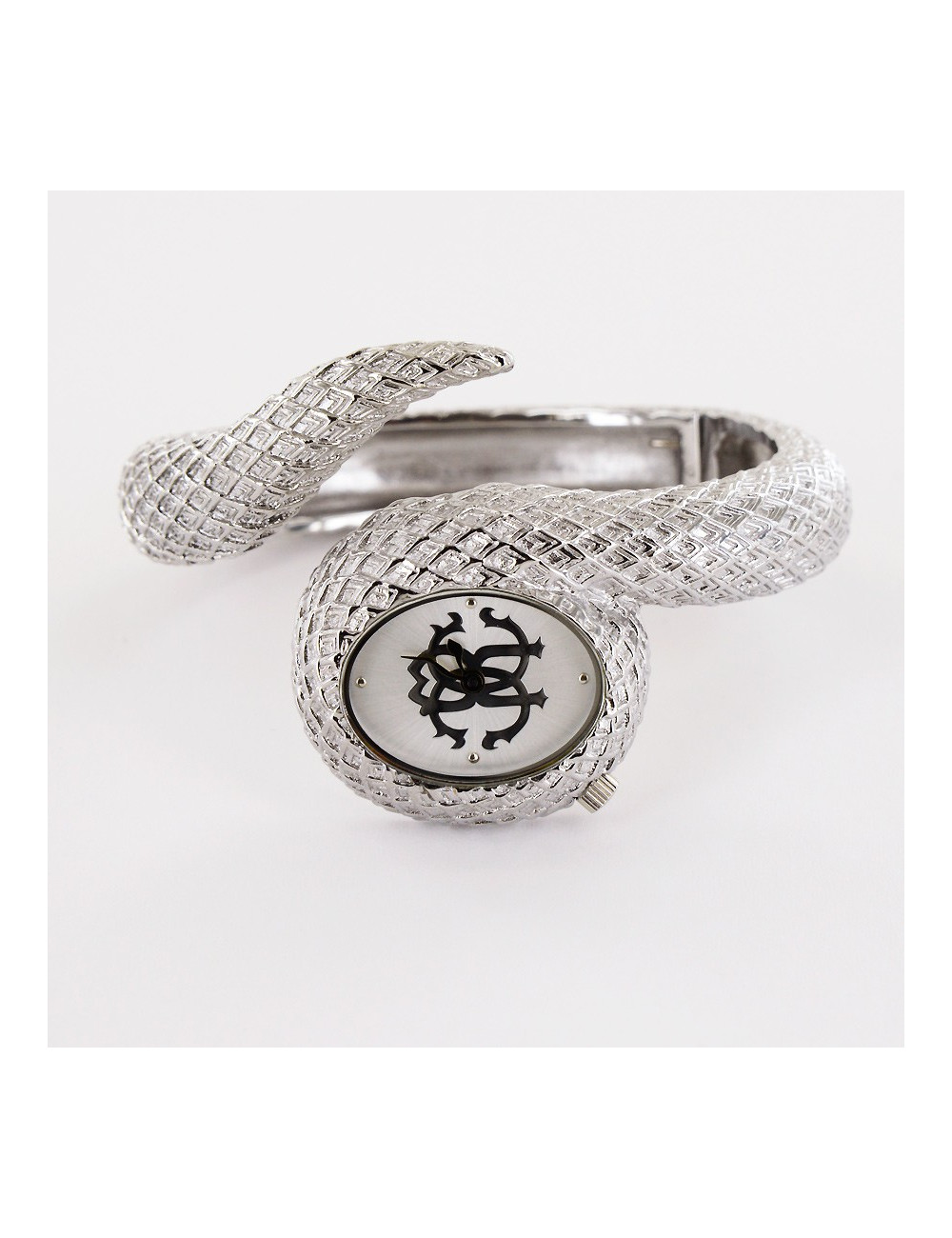 Montre Roberto Cavalli acier serpent