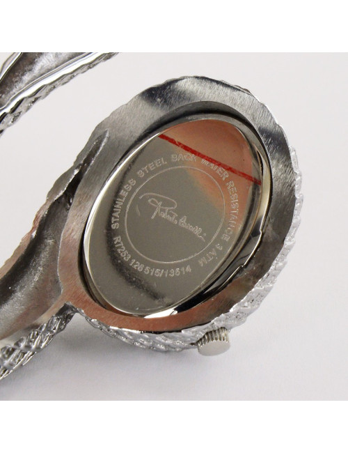 Montre Roberto Cavalli acier serpent