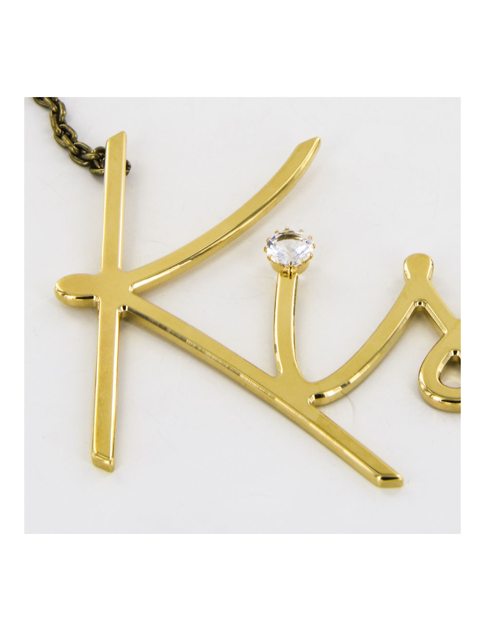 Collier "Kiss" LANVIN doré