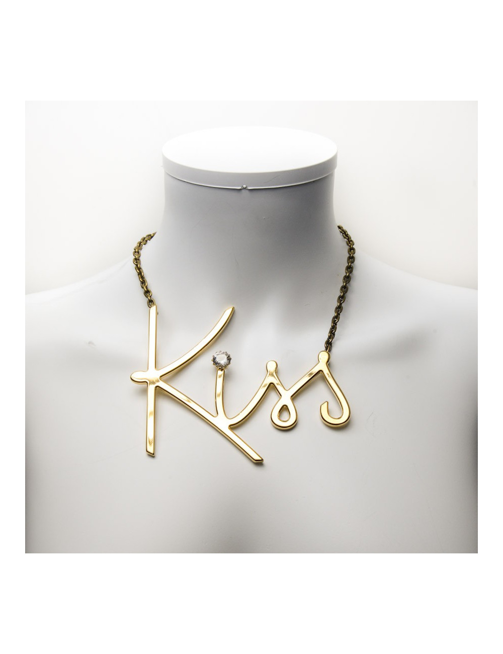 Collier "Kiss" LANVIN doré