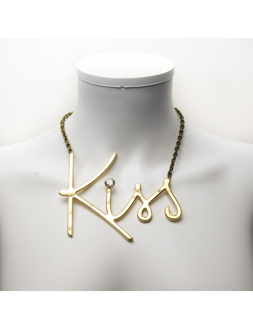 Collier "Kiss" LANVIN doré