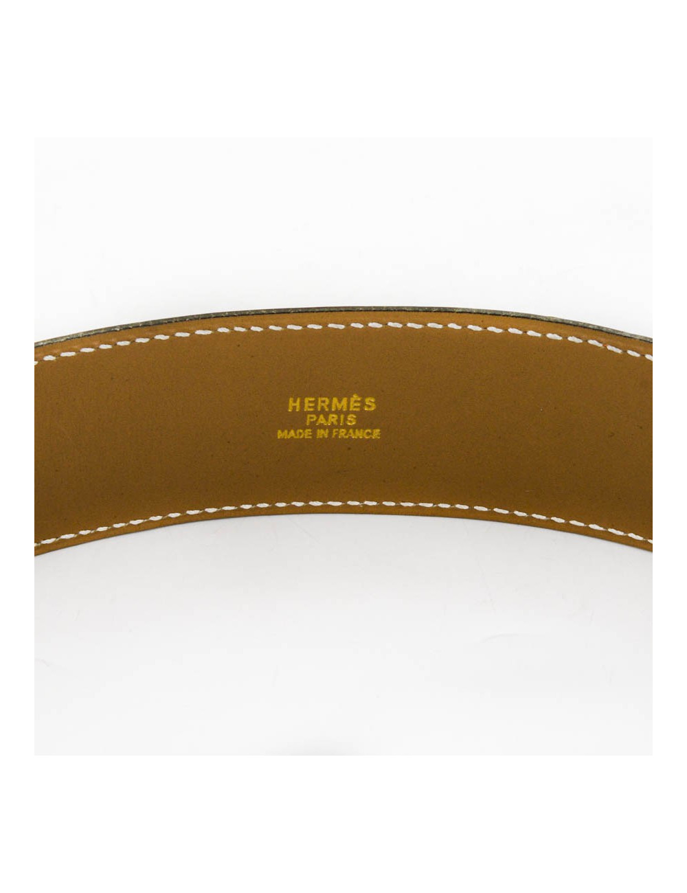 Ceinture médor HERMES T 68 orange