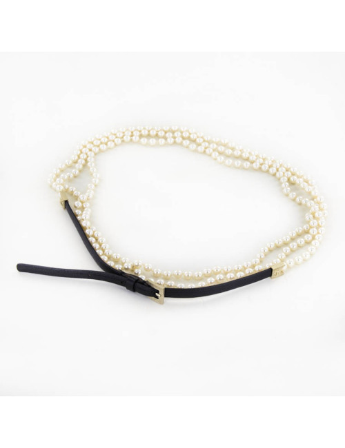 Ceinture sautoir en perles nacrées CHANEL