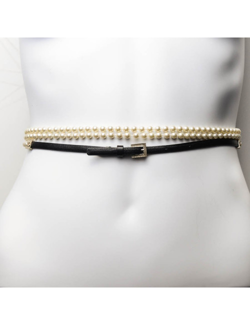 Ceinture sautoir en perles nacrées CHANEL