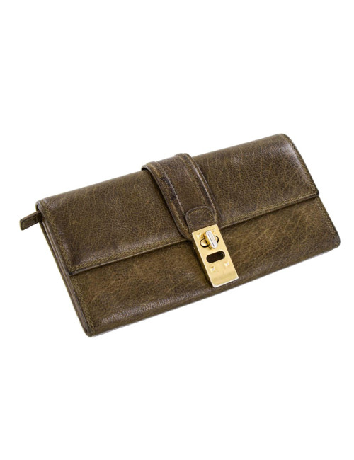 Portefeuille VALENTINO cuir marron