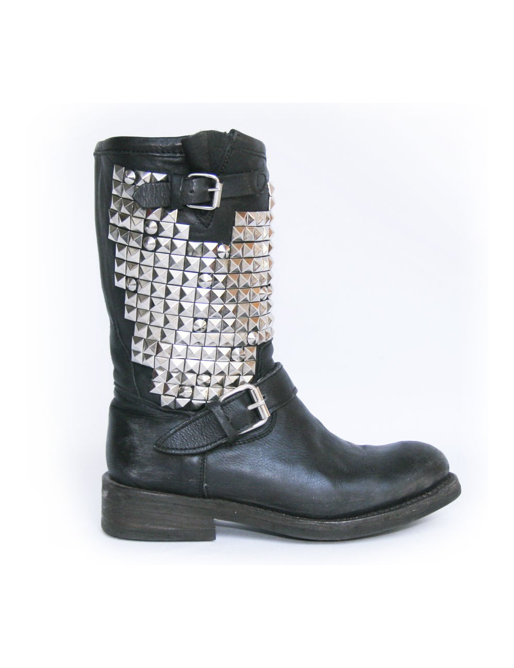 Boots ASH T38 cuir noir