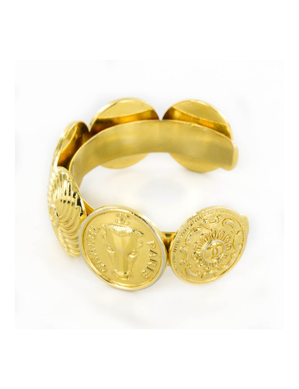 Bracelet CHANEL boutons dorés