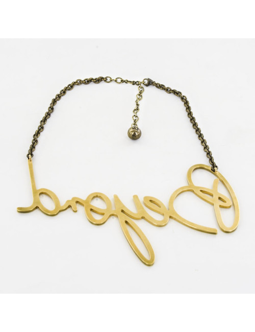 Collier "Beyond" LANVIN doré 