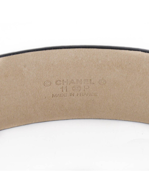 Ceinture CC bijou CHANEL suede noire