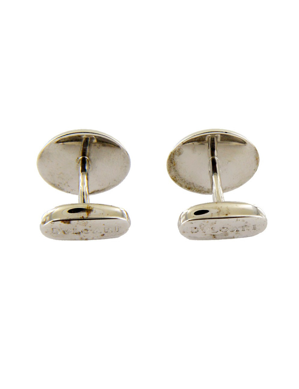 Boutons de manchette BULGARI ARGENT 