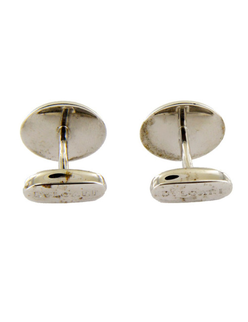 Boutons de manchette BULGARI ARGENT 