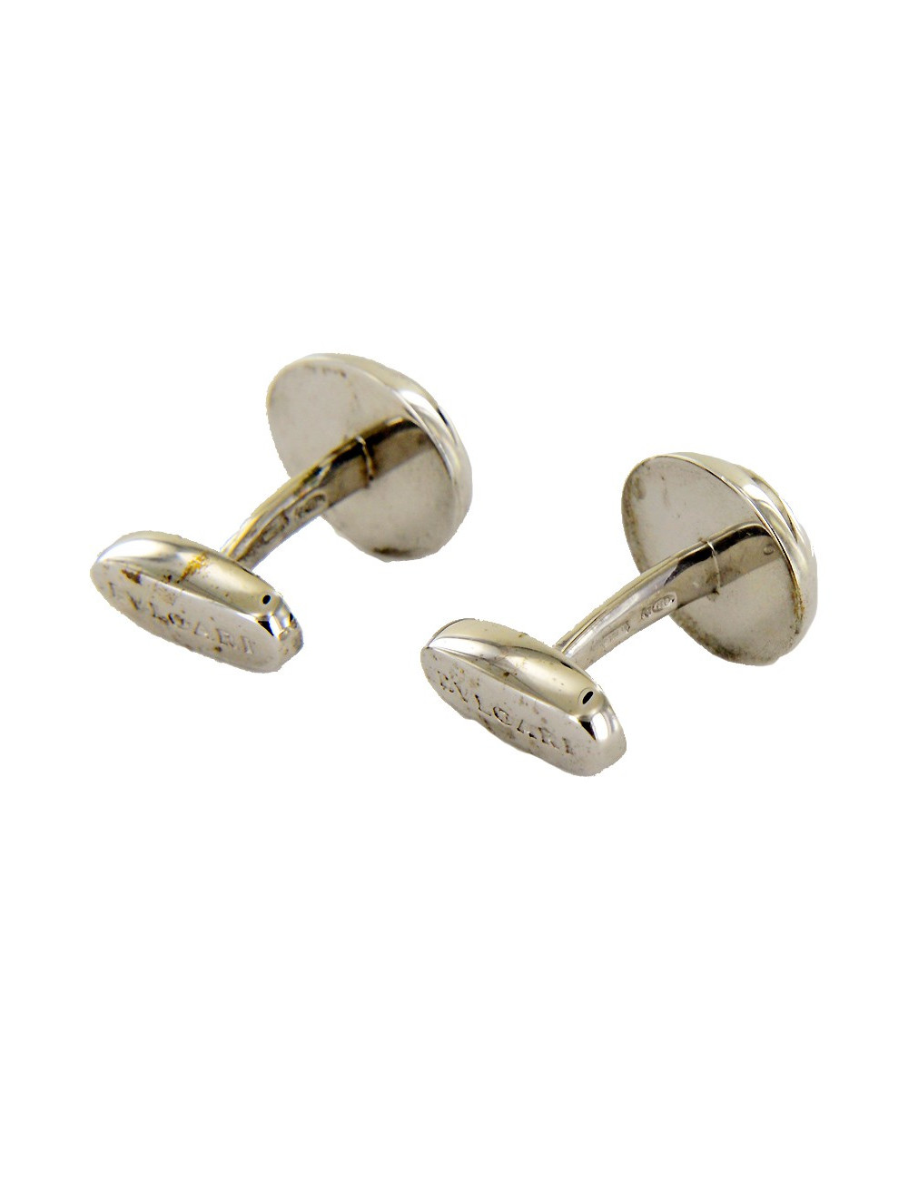 Boutons de manchette BULGARI ARGENT 