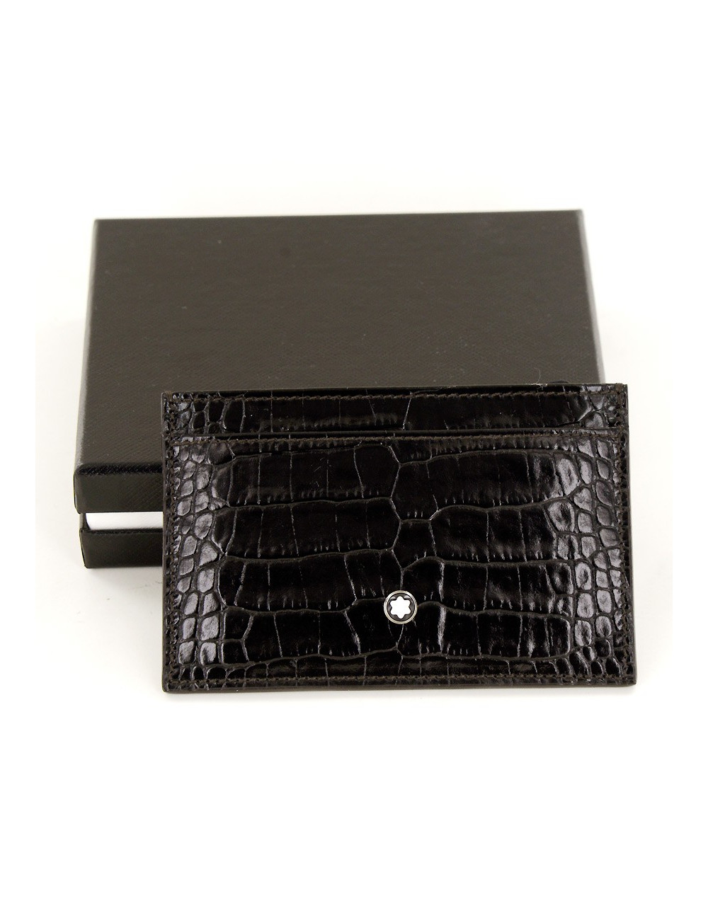 Porte-carte MONTBLANC  cuir noir 