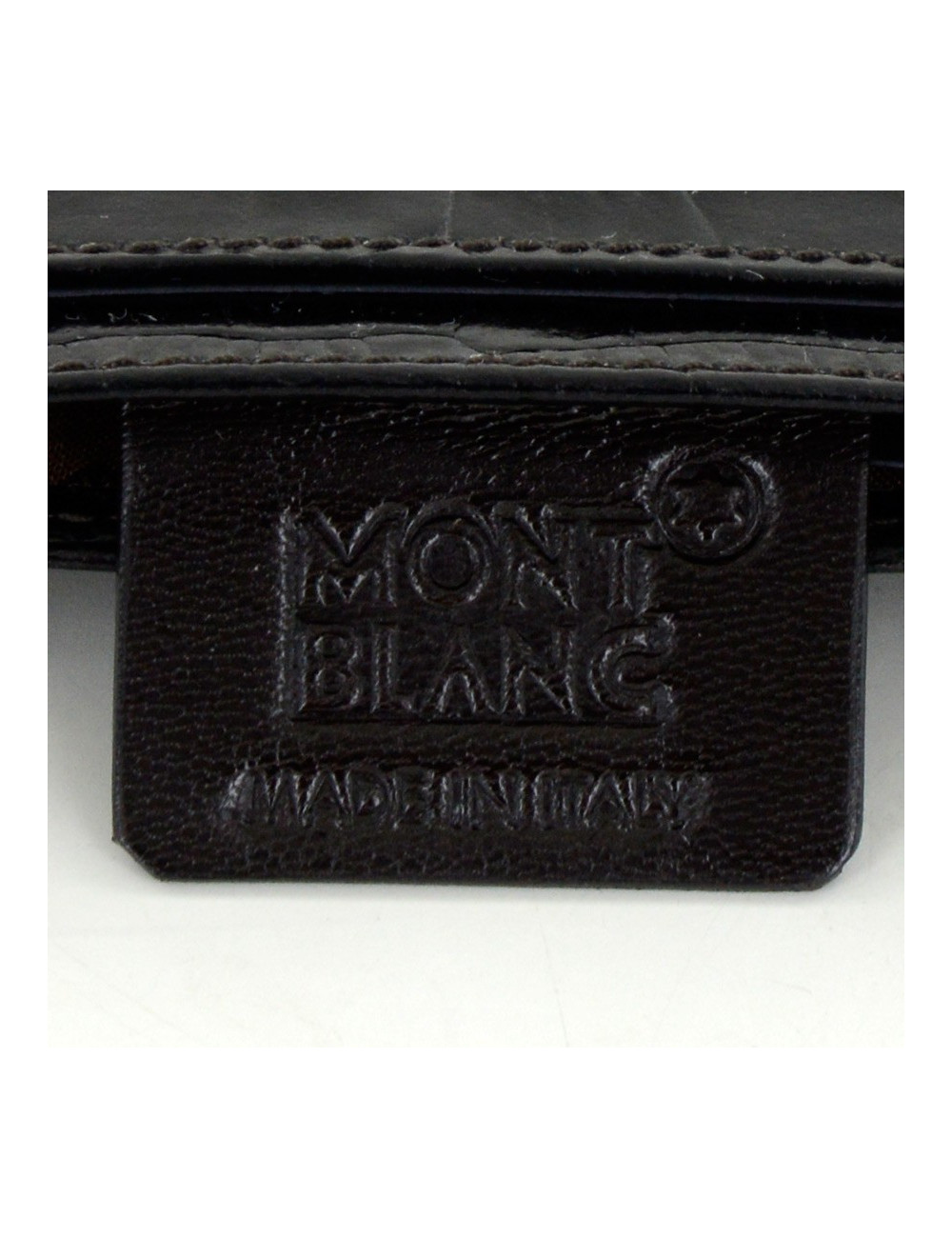Porte-carte MONTBLANC  cuir noir 