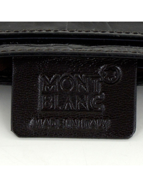 Porte-carte MONTBLANC  cuir noir 
