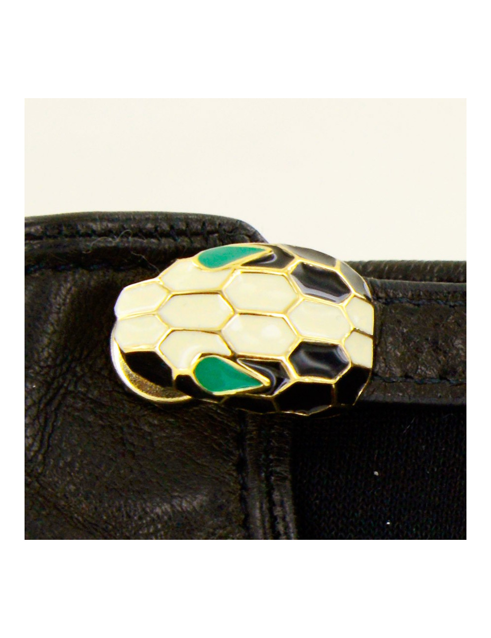 Gants BULGARI fermoir serpent