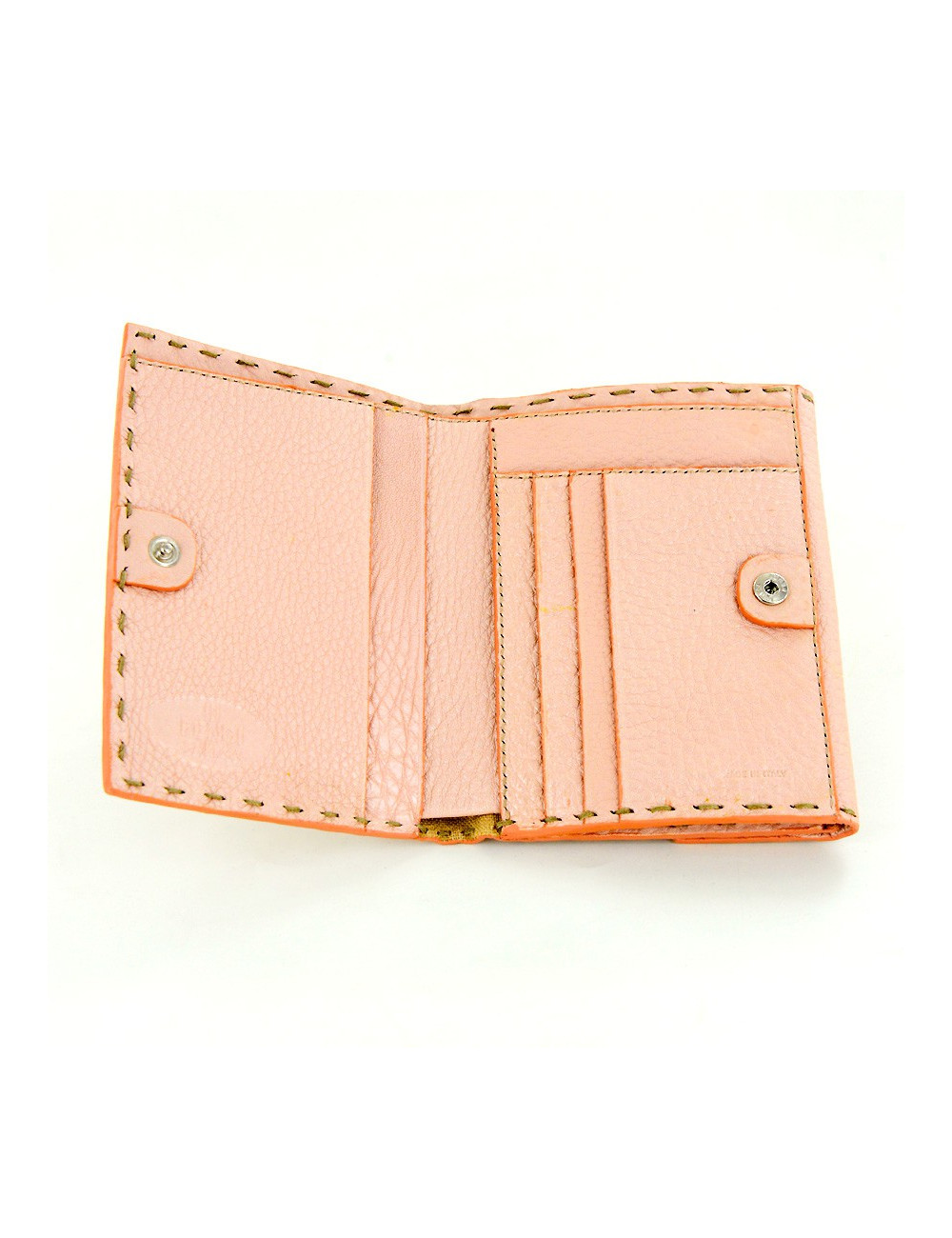 Porte-monnaie FENDI  vieux rose nacré