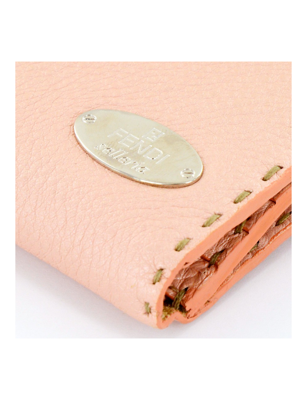 Porte-monnaie FENDI  vieux rose nacré