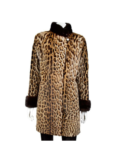 Veste 3/4 GERCAULT  t40 en fourrure oslo vintage