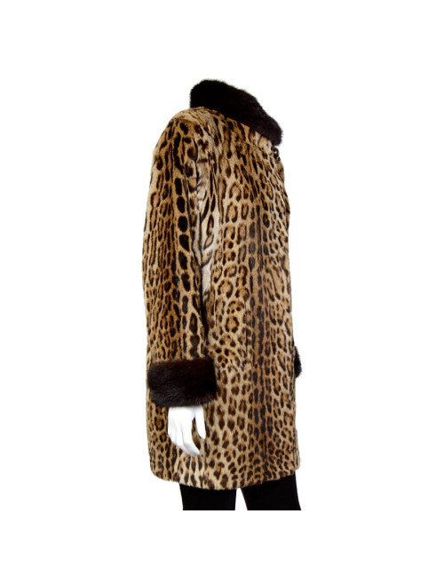 Veste 3/4 GERCAULT  t40 en fourrure oslo vintage