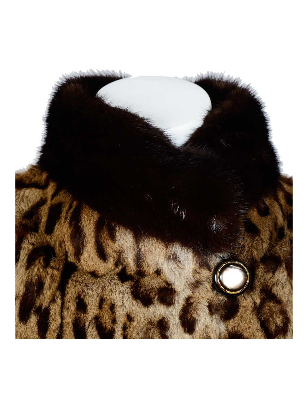 Veste 3/4 GERCAULT en fourrure oslo vintage