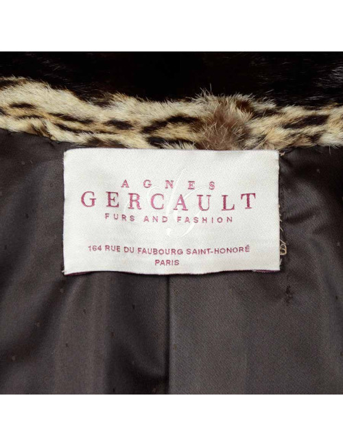 Veste 3/4 GERCAULT en fourrure oslo vintage