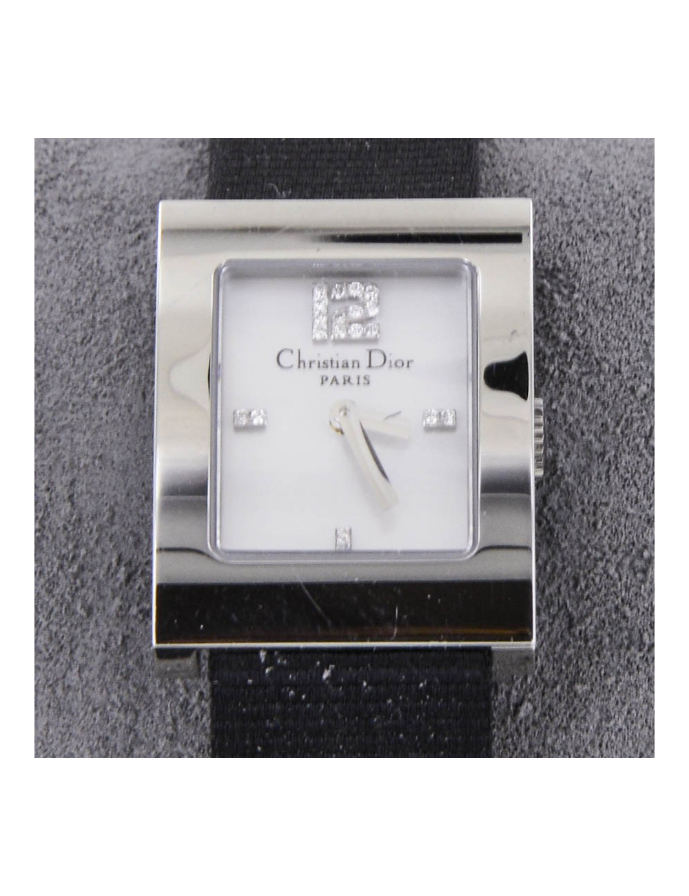 Montre "Malice"  DIOR acier et diamants