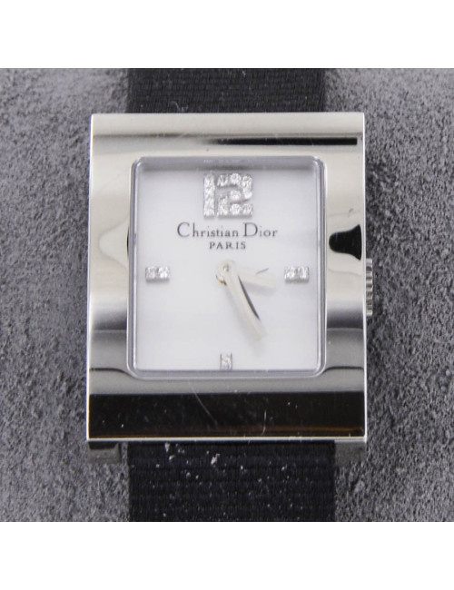 Montre "Malice"  DIOR acier et diamants