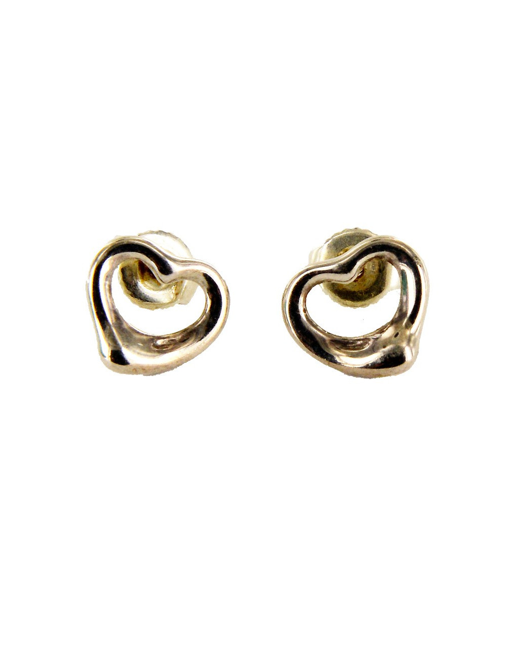 Clous d'oreille "coeur" TIFFANY & Co  argent 