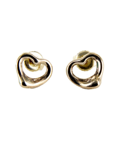 Clous d'oreille "coeur" TIFFANY & Co  argent 