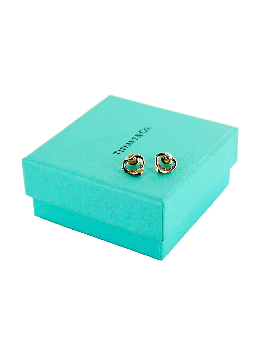 Clous d'oreille "coeur" TIFFANY & Co  argent 