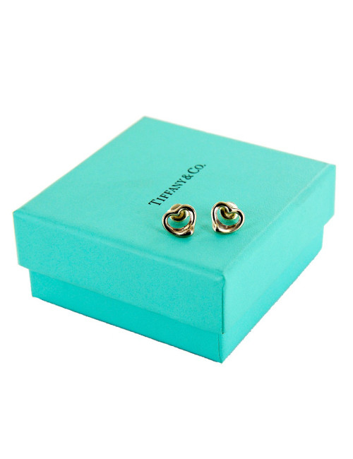 Clous d'oreille "coeur" TIFFANY & Co  argent 