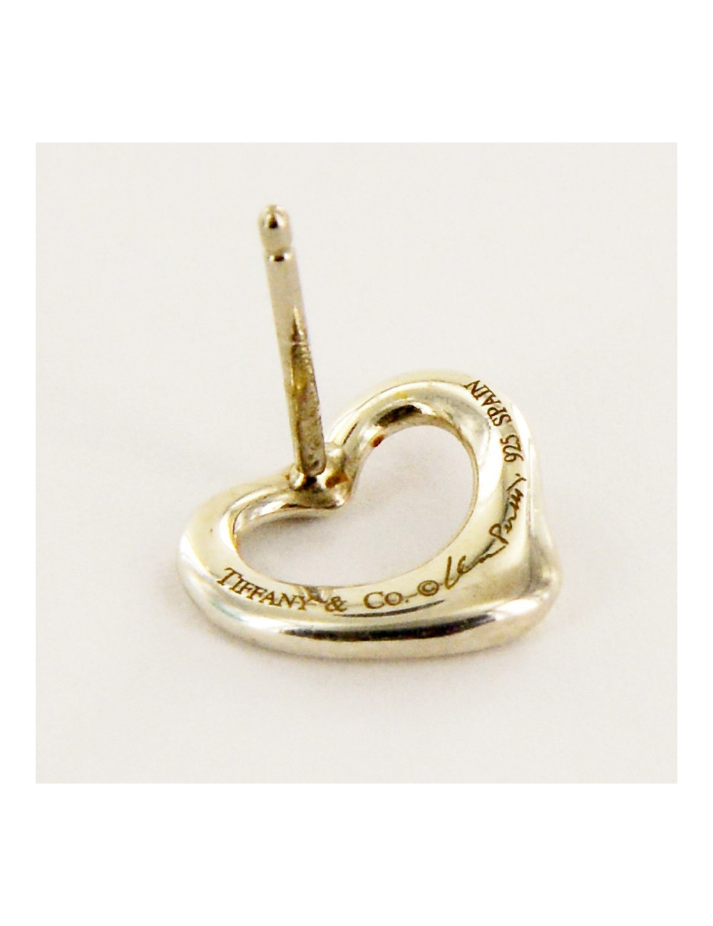 Clous d'oreille "coeur" TIFFANY & Co  argent 