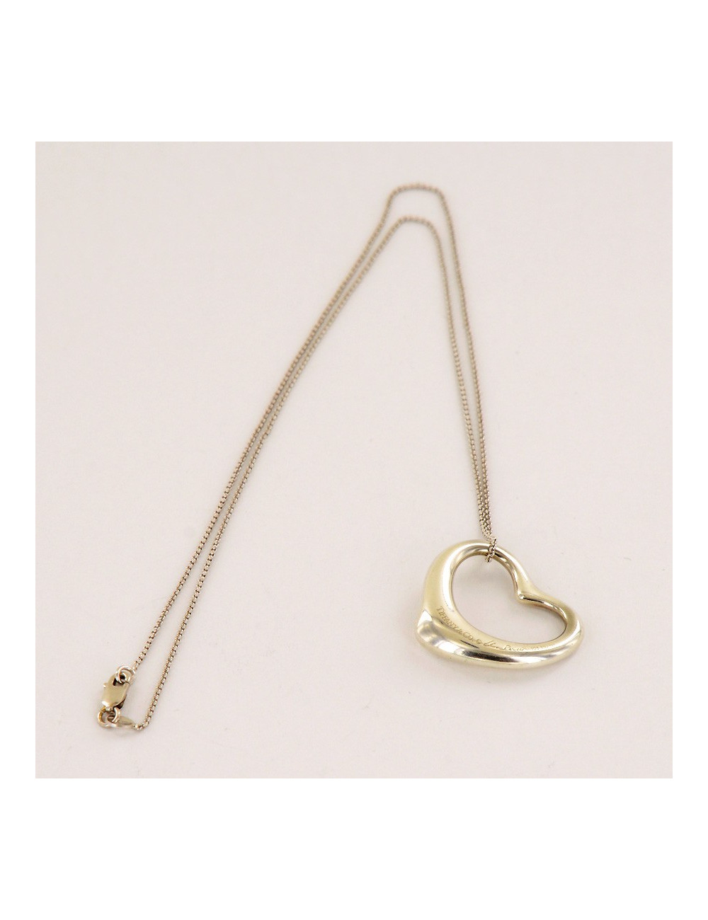 Collier "coeur" TIFFANY &Cie argent