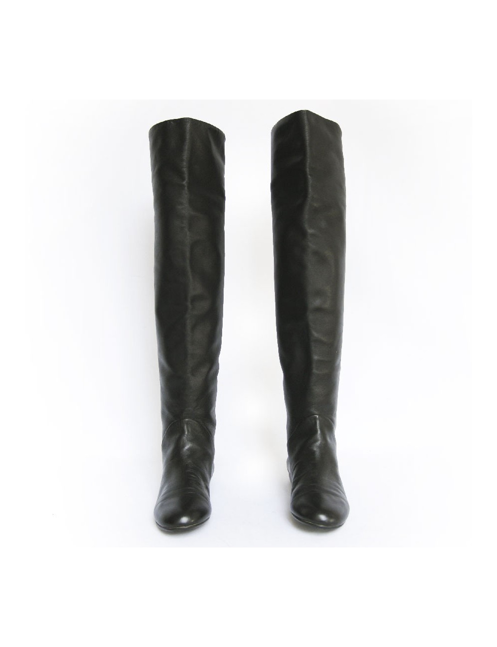 Cuissardes GIUSEPPE ZANOTTI t 38.5 cuir noir