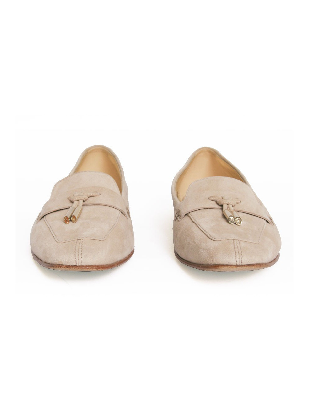 mocassins TOD' S T 38.5 daim beige