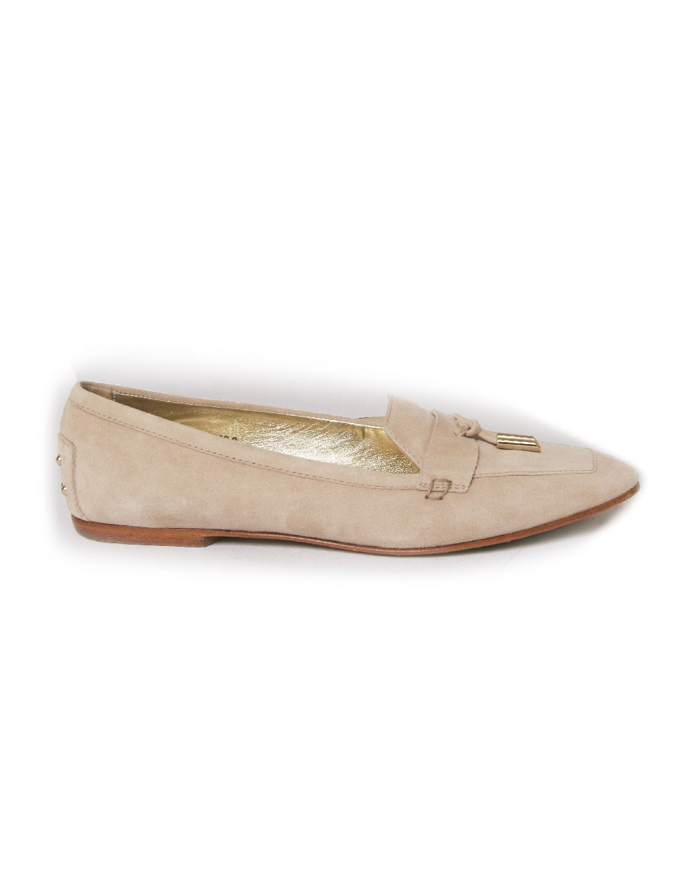 mocassins TOD' S T 38.5 daim beige