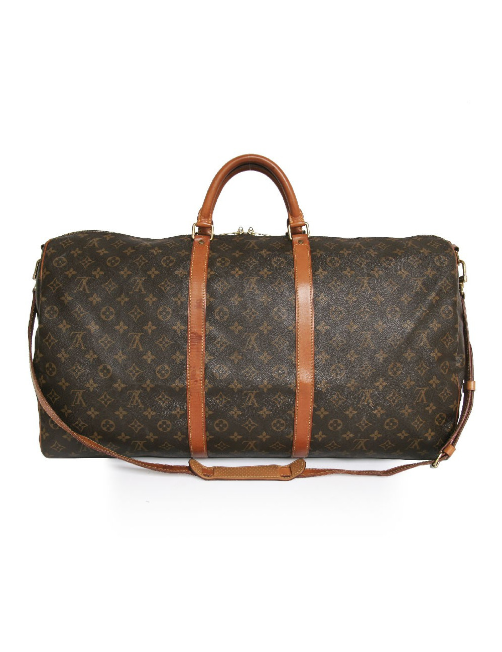 Sac keepall 60 LOUIS VUITTON toile monogram avec bandoulière