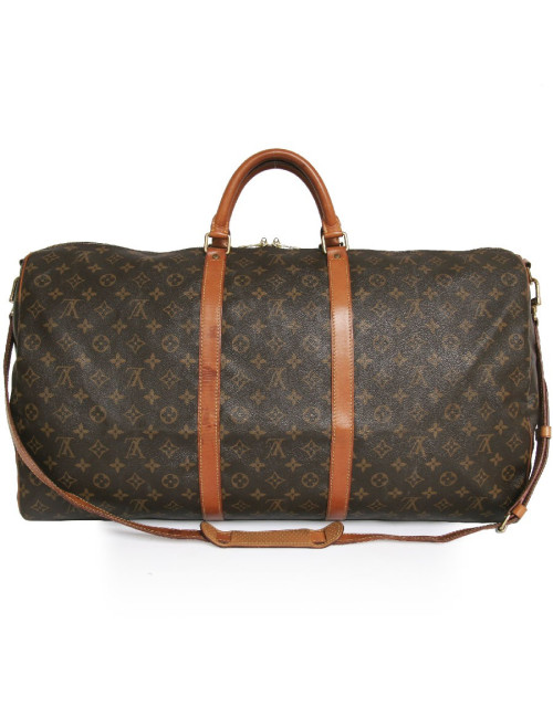 Sac keepall 60 LOUIS VUITTON toile monogram avec bandoulière